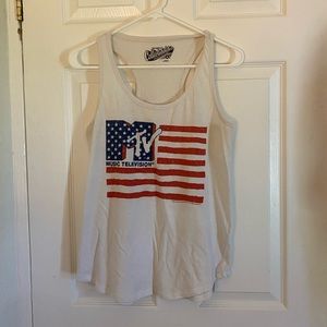 Vintage MTV racerback tank top